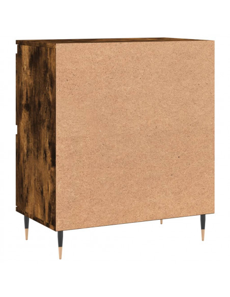 Credenza Rovere Fumo 60x35x70 cm in Legno Multistrato