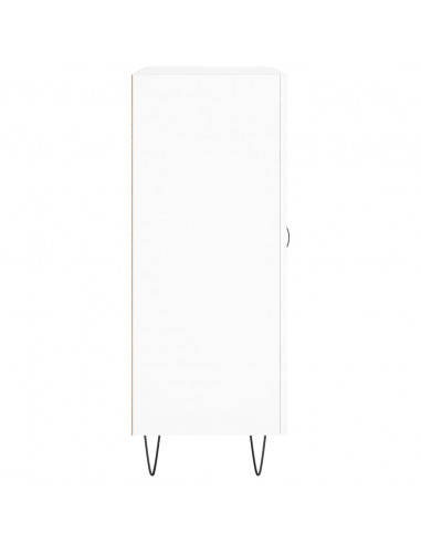 Credenza Bianca 69,5x34x90 cm in Legno Multistrato