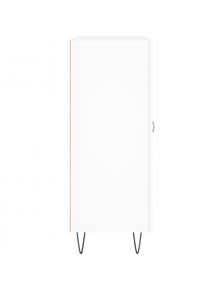 Credenza Bianca 69,5x34x90 cm in Legno Multistrato