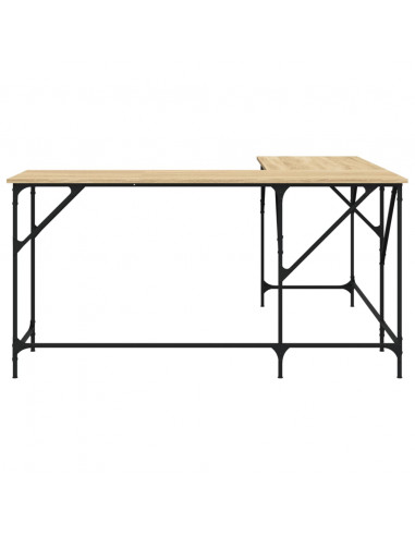 Scrivania Rovere Sonoma 149x149x75 cm in Legno Multistrato