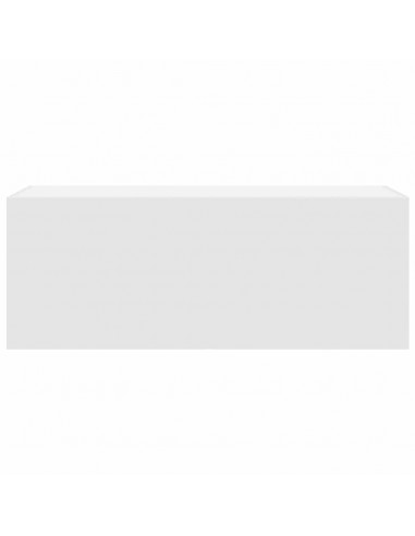 Mobile da Bagno a Parete Bianco 80x25x40 cm in Truciolato