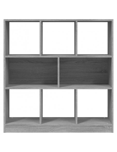 Libreria Grigio Sonoma 97,5x29,5x100 cm in Legno Multistrato