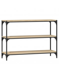 Libreria Rovere Sonoma 100x33x70,5cm Legno Multistrato Acciaio 2