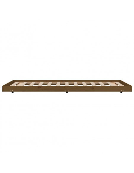 Giroletto Miele 90x200 cm in Legno Massello di Pino