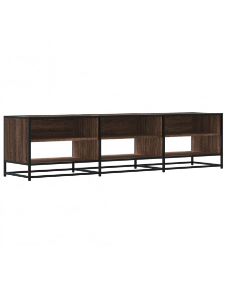Mobile Porta TV Rovere Marrone 180x40x46 cm Legno Multistrato