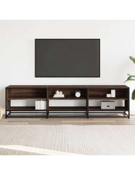 Mobile Porta TV Rovere Marrone 180x40x46 cm Legno Multistrato
