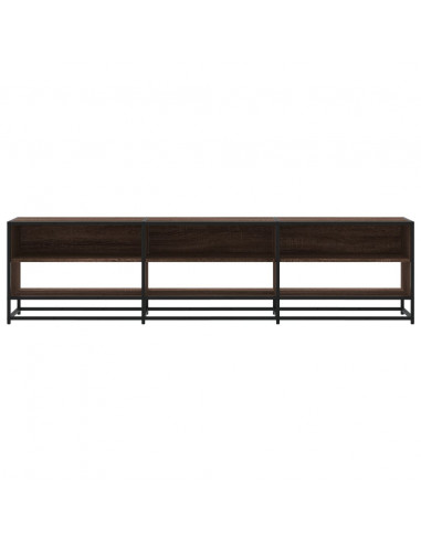 Mobile Porta TV Rovere Marrone 180x40x46 cm Legno Multistrato