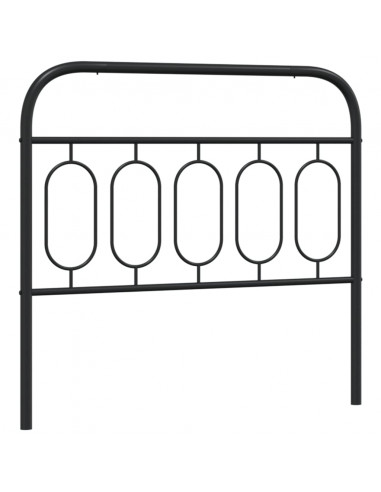 Testiera in Metallo Nero 107 cm