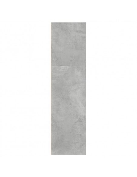 Libreria Grigio Cemento 40x30x114 cm in Legno Multistrato