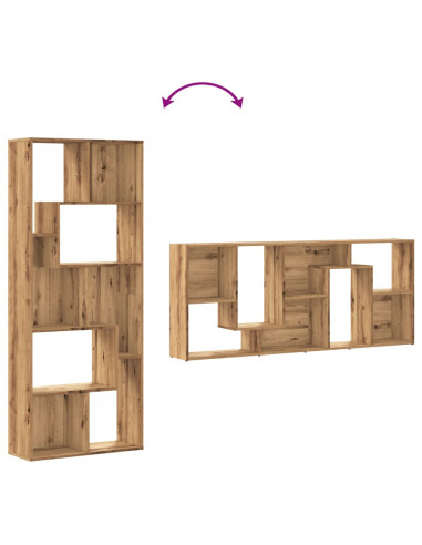 Libreria Rovere Artigianale 67x24x161 cm in Truciolato