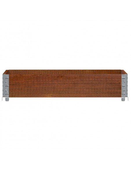 Paretale per Pallet Marrone 100x50cm in Legno Massello di Pino