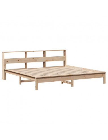 Giroletto senza Materasso 200x200 cm in Legno Massello di Pino