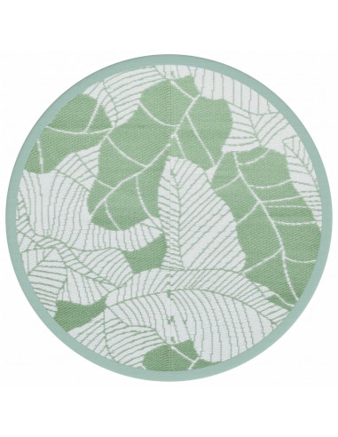 Tappeto da Esterno Verde Ø120 cm in PP