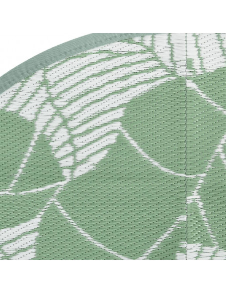 Tappeto da Esterno Verde Ø120 cm in PP