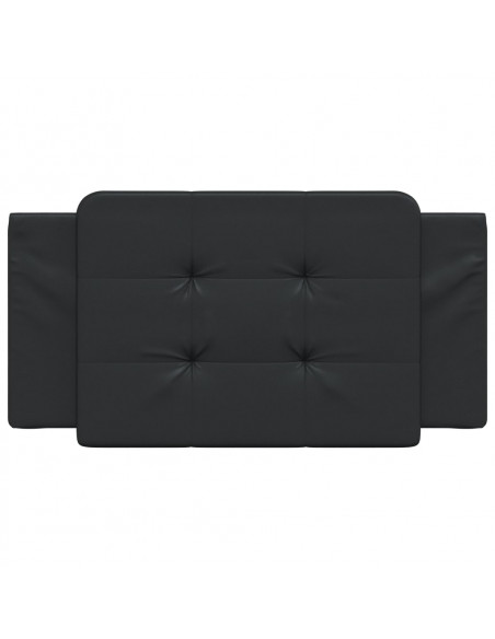 Cuscino Testiera Nero 100 cm in Similpelle