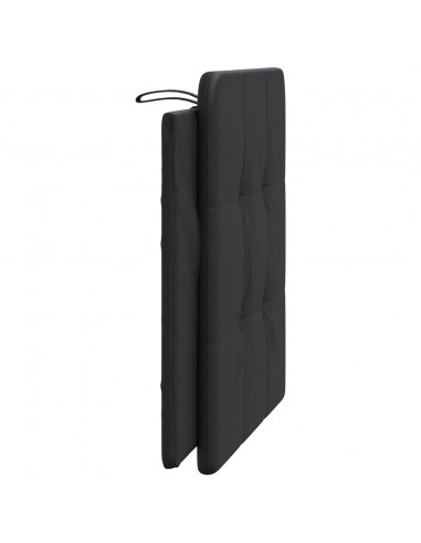 Cuscino Testiera Nero 100 cm in Similpelle