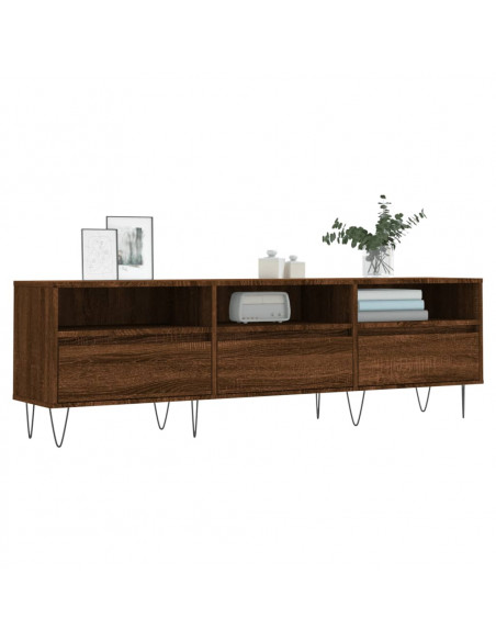 Mobile Porta TV Rovere Marrone 150x30x44,5 cm Legno Multistrato
