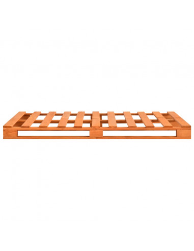 Giroletto in Pallet Marrone Legno Massello di Pino 200x200 cm