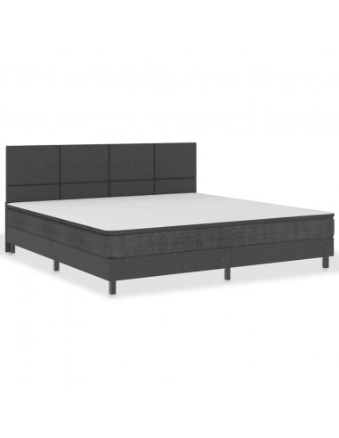 Testiera Letto Grigio Scuro in Tessuto 200x200 cm