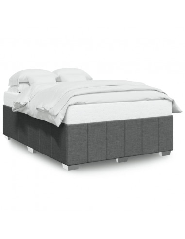 Giroletto senza Materasso Grigio Scuro 140x190 cm Tessuto