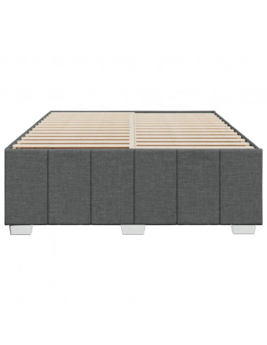 Giroletto senza Materasso Grigio Scuro 140x190 cm Tessuto