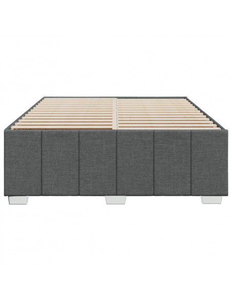Giroletto senza Materasso Grigio Scuro 140x190 cm Tessuto