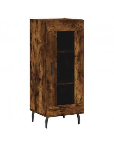 Credenza Rovere Fumo 34,5x34x180 cm in Legno Multistrato