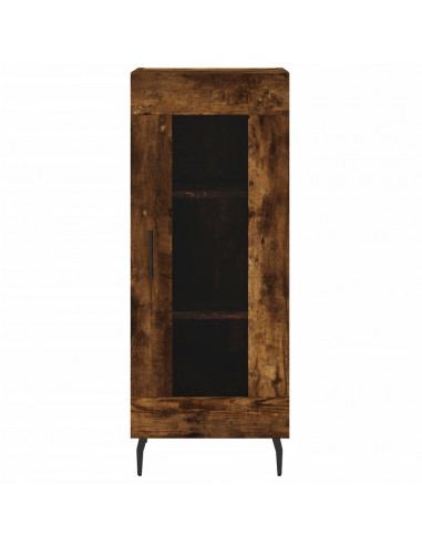 Credenza Rovere Fumo 34,5x34x180 cm in Legno Multistrato