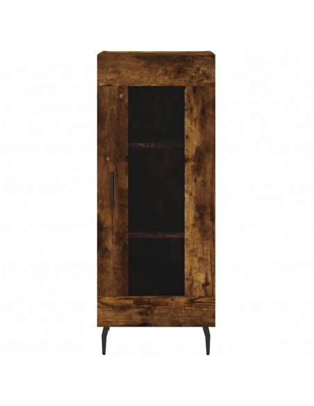 Credenza Rovere Fumo 34,5x34x180 cm in Legno Multistrato