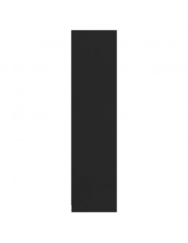 Armadio Nero 100x50x200 cm in Legno Multistrato