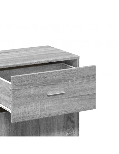 Armadietto Grigio Sonoma 56,5x39x90 cm in Legno Multistrato