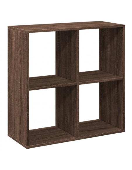 Libreria Divisorio Rovere Marrone 69,5x29x69,5 cm in Truciolato