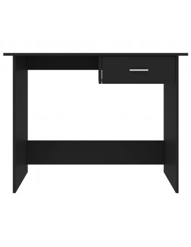 Scrivania Nera 100x50x76 cm in Legno Multistrato