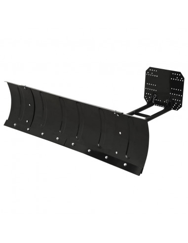 Spazzaneve per ATV 150x38 cm Nero