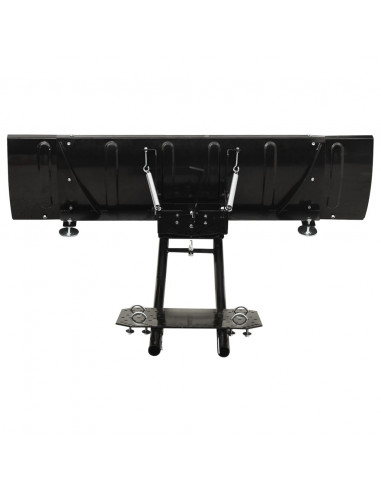 Spazzaneve per ATV 150x38 cm Nero