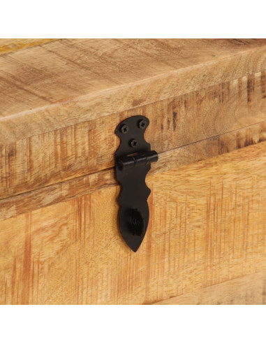 Contenitore Portaoggetti 39x28x31cm in Legno Massello di Mango