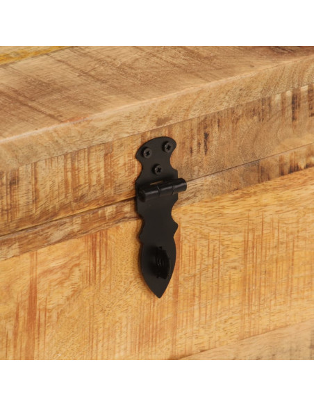 Contenitore Portaoggetti 39x28x31cm in Legno Massello di Mango
