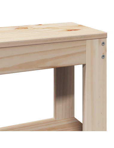 Letto senza Materasso 160x200 cm in Legno Massello di Pino