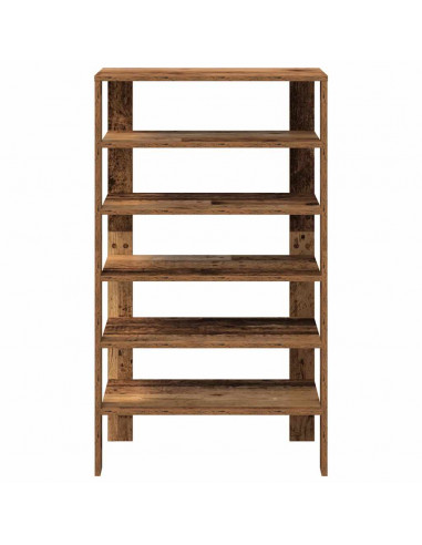 Scarpiera Legno Antico 61x32x105 cm in Truciolato