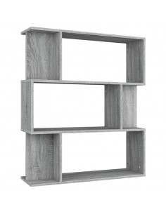Libreria/Divisorio Grigio Sonoma 80x24x96 cm Legno Multistrato 2