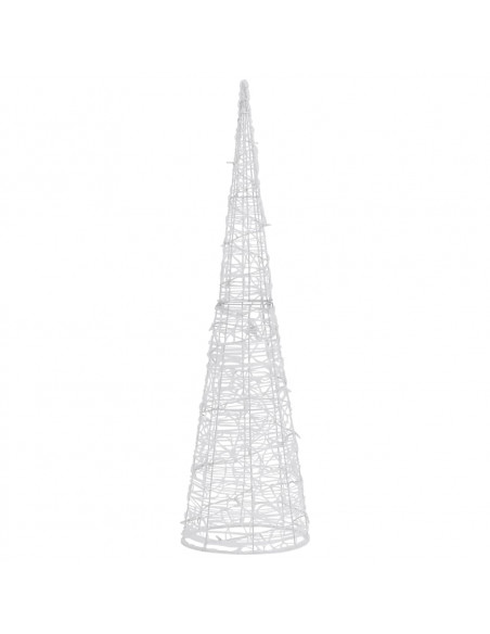 Piramide Decorativa Cono di Luce LED Acrilico Colorato 120 cm