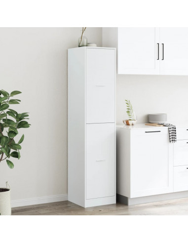 Armadietto da Farmacia Bianco 40x41x174,5 cm in Truciolato