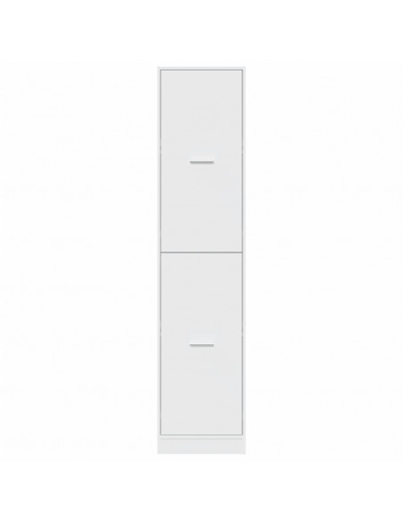 Armadietto da Farmacia Bianco 40x41x174,5 cm in Truciolato