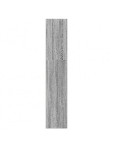 Libreria Grigio Sonoma 40x30x152 cm in Legno Multistrato