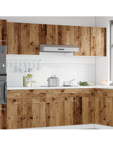 Mobile Pensile Legno Antico 80x31x60 cm in Legno Multistrato