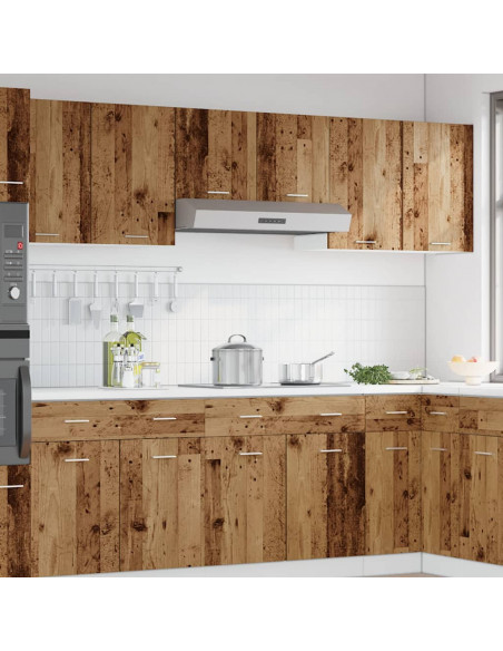 Mobile Pensile Legno Antico 80x31x60 cm in Legno Multistrato