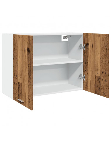 Mobile Pensile Legno Antico 80x31x60 cm in Legno Multistrato