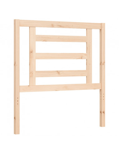 Giroletto con Testiera Single in Legno Massello