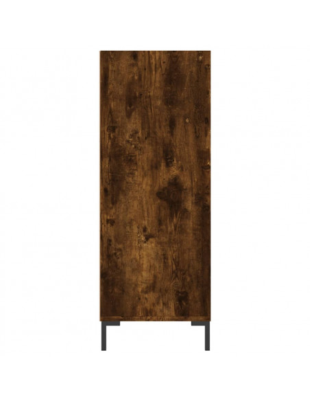 Libreria Rovere Fumo 69,5x32,5x90 cm in Legno Multistrato