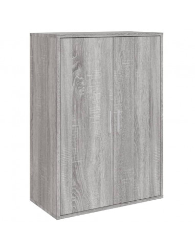 Credenza Grigio Sonoma 60x31x84 cm in Legno Multistrato